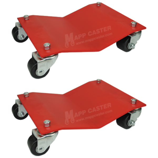 Mapp Caster 12" x 16" Auto Dollies Set of Two - 5,000 Lbs Capacity M998104